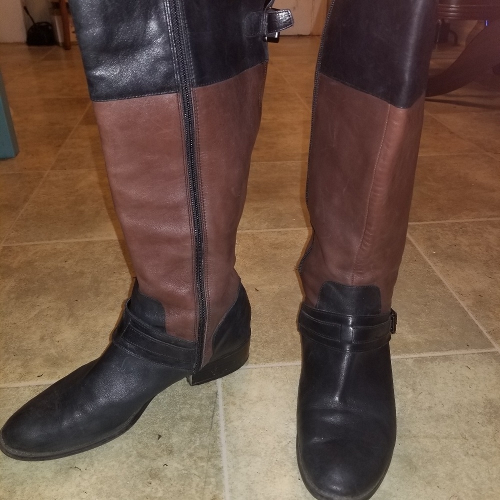Ralph Lauren Maryann Wide-Calf Riding Boots